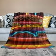 thumbnail image 2 of Patifu Neon Lights Warm Lightweight Blanket Soft Fleece Throw Blanket for All Seasons, Cow Gifts Blanket, Flannel Material Blanket, Long-lasting Blanket 50x60in, 2 of 6