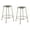 Grey, variant on (Pack of 2) NPS® 24" Heavy Duty Vinyl Padded Steel Stool, Grey
