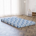 thumbnail image 5 of Oriental Foldable Mattress, Middle Eastern Like Design, 78.7" x 47.2", Blue Indigo, by Ambesonne, 5 of 6