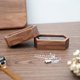 thumbnail image 3 of Caja de joyería pequeña de madera, mini anillo de viaje portátil, pendientes, almacenamiento de joyería delicada, caja de exhibición de productos básicos, 3 of 8