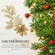 thumbnail image 3 of EeaseMX 6pcs Navidad Floya Floya Pino Ramas de Navidad Mesa Ajuste Flores, 3 of 8