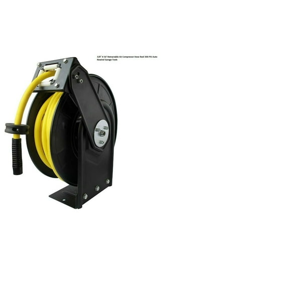 Code Auto Tools Extended Pricing 3/8" X 50' Retractable Air Compressor Hose Reel 300PSI