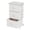 White, variant on Mobile 3‑Drawer Fabric Storage Nightstand on Casters, Multi‑Purpose Rolling Organizer for Bedroom, Closet and Home Office