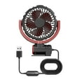 thumbnail image 4 of Baoblaze Portable USB Car Cooling Air Fan 8.2inch Tall Multifunctional 360 degree Rotatable, 4 of 8
