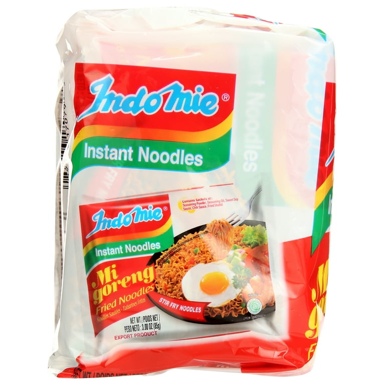 3 pack) Indomie Halal-Certified, Original Flavor Mi Goreng Instant