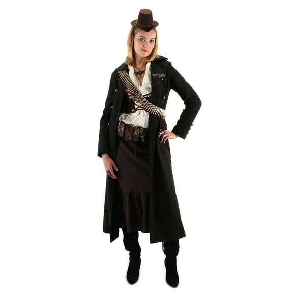 Victorian Steampunk Brown Mini Costume Top Hat