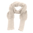 thumbnail image 4 of Clearance! Yajing Womens Wraps and Shawls Shawl Wraps for Women Utrum Knitted Cable Wrap for Cropped Sweater Wrap Sweater Knitted Scarf with Sleeves Knitted Wrap A Multi-Color, 4 of 5