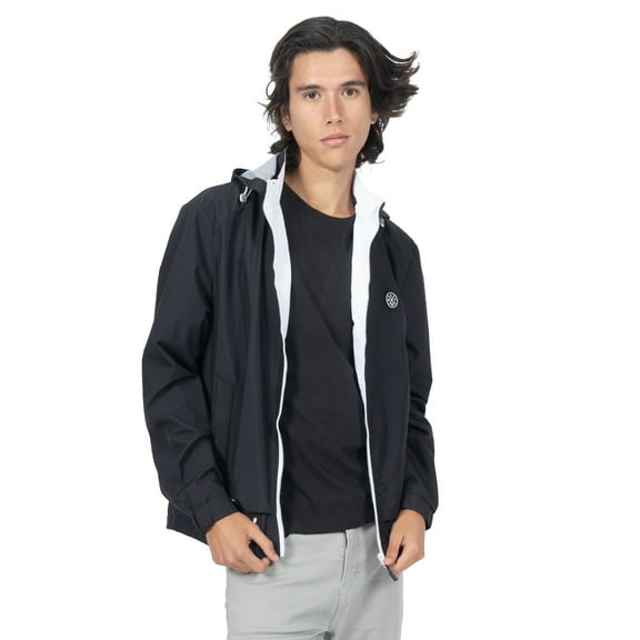 Chamarra Quarry Rompevientos Regular fit Capucha Ajustable Para Hombre