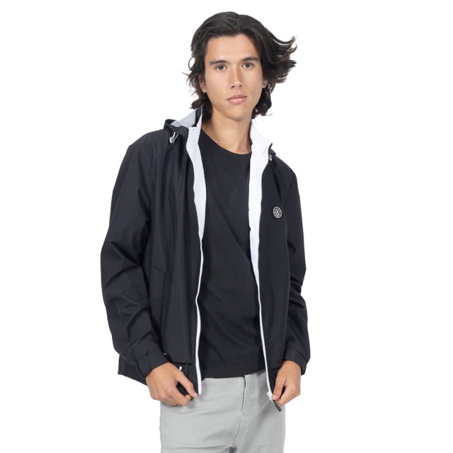 Chamarra Quarry Rompevientos Regular fit Capucha Ajustable Para Hombre