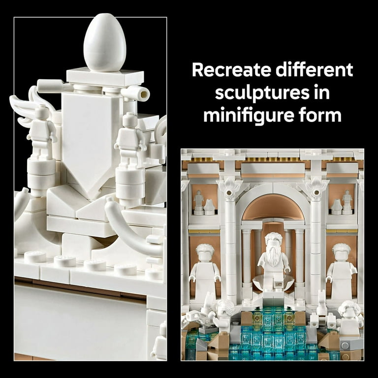 LEGO Architecture Trevi Fountain Building Set - Collectible 3D