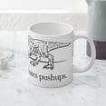 thumbnail image 5 of CafePress - T Rex Hates Pushups - 20 Oz White Ceramic Mega Mug, 5 of 5