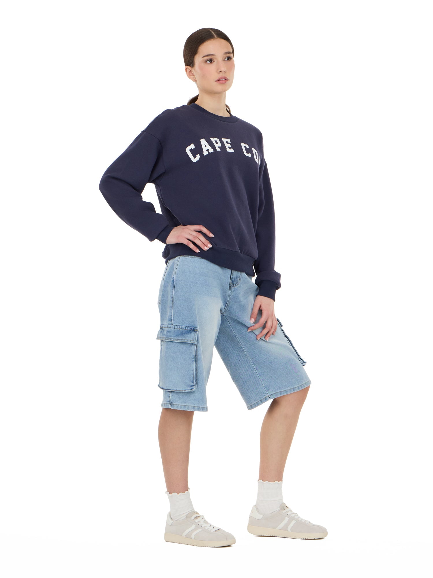 Forever 21 Women's and Women's Plus Destination Fleece Crewneck, Sizes XXS-4X