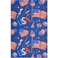 thumbnail image 3 of SKYSONIC 1 pack 4Th of July American Flag Independence Day Kitchen Dish Towels,Dishcloths,Absorbent Soft Towels Hand Towels, 18" x 28", 3 of 7