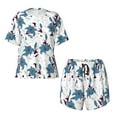 thumbnail image 4 of Xecao Lilies Flowers print Swimsuit for women, Summer-ready, sporty style.Quick-dry fabric. Many sizes & colors., 4 of 9