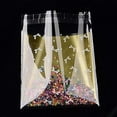 thumbnail image 2 of 1bag Rectangle OPP Cellophane Bags with Bowknot Pattern Goldenrod 17x14cm Unilateral Thickness: 0.035mm Inner Measure: 13.9x14cm about 95~100pcs/bag, 2 of 3