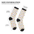 thumbnail image 3 of Bingfone Compression Socks for Women and Men Long Socks for Running Athletic Cycling Nurse- Cute Rabbit, 3 of 7