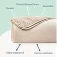 thumbnail image 4 of Katziela Pet Blanket, Premium Cat and Dog Blanket, Soft Throw Blankets for Cozy Homes, Light Brown, 4 of 8