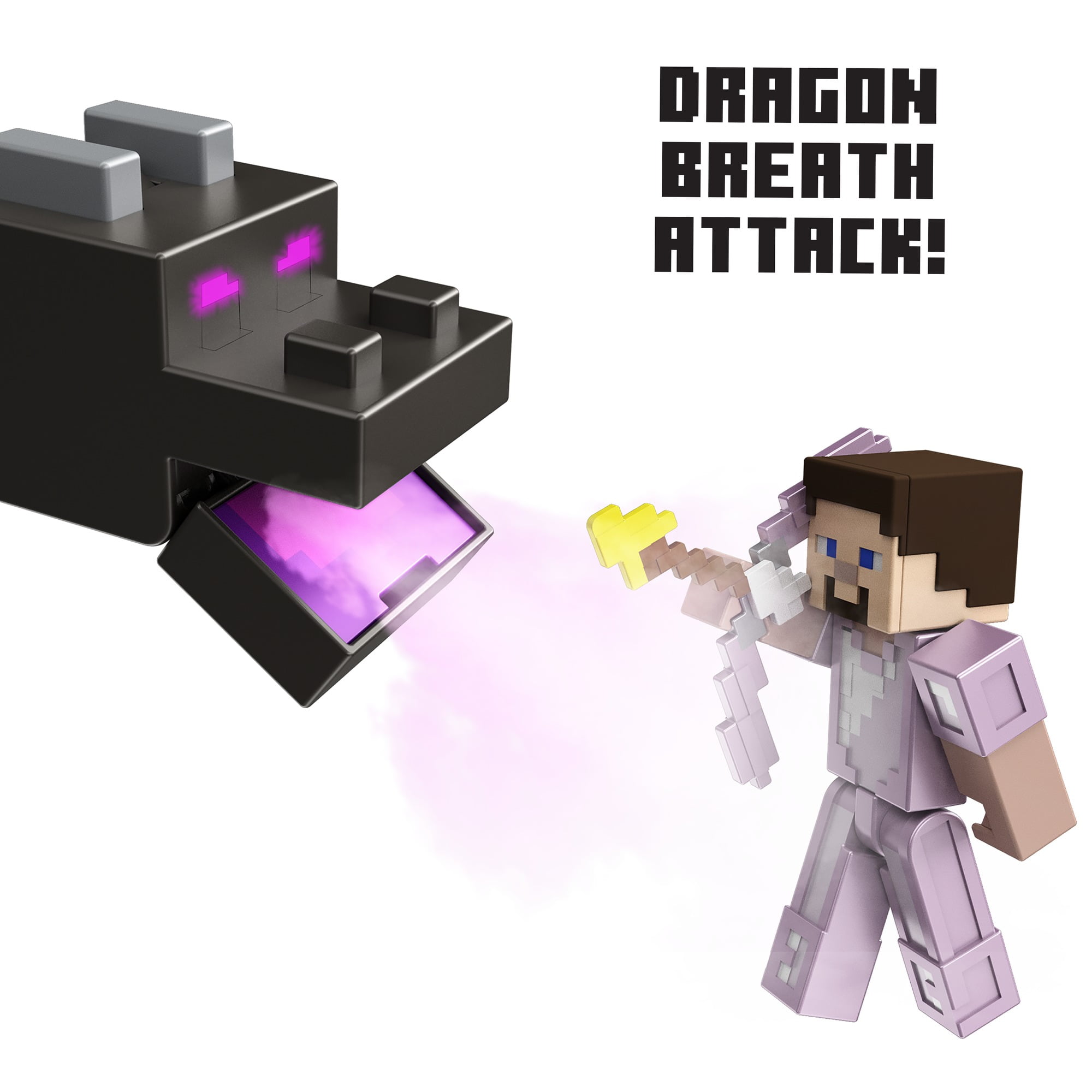  Mattel Minecraft Ultimate Ender Dragon Figure, 20-in