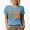 Baby Blue, variant on Dance Mom, Title or Name for Dancer Mother, Mama or Mommy, Groovy Retro Wavy Text Merch Gift, Tan T-Shirt, Small