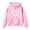 Pink, variant on KHONTS Girls Long Sleeve Hooded Sweatshirts with Heart Printed Casual Pullover Hoodies Jacket for Kids Daily Wear,Sizes 3-14 Years