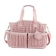 thumbnail image 3 of Bolso cambiador para mamá, versátil, portátil, regalo para nuevos padres, impermeable Rosa, 3 of 9