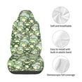 thumbnail image 3 of Lsque Cute Frog Pattern Car Seat Covers for Front Seats , Waterproof Seat Covers for Cars, Sporty Front Seat Covers,Car Seat Cover Protector Front Seats, 3 of 5