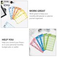 thumbnail image 4 of MasteelfCA 24Pcs Budget Sheets Expense Budget Sheets for Personal Use (Assorted Color), 4 of 8