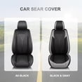 thumbnail image 5 of JIAMAOXIN 2Pcs Universal Front Seat Covers for Trucks, Fit for Most Sedans, Trucks, SUVs, Waterproof Breathable Automotive Seat Covers (Black), 5 of 5