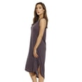 thumbnail image 2 of Just Love Modal Sleeveless High Low Dress / Dresses for Women (Charcoal, Small), 2 of 3
