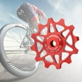 thumbnail image 4 of 12T/14T Rear Derailleur Pulley Aluminum Alloy Jockey Wheel Ceramic Guide Pulley Roller , Mountain Bike, , BMX 12T Red, 4 of 8