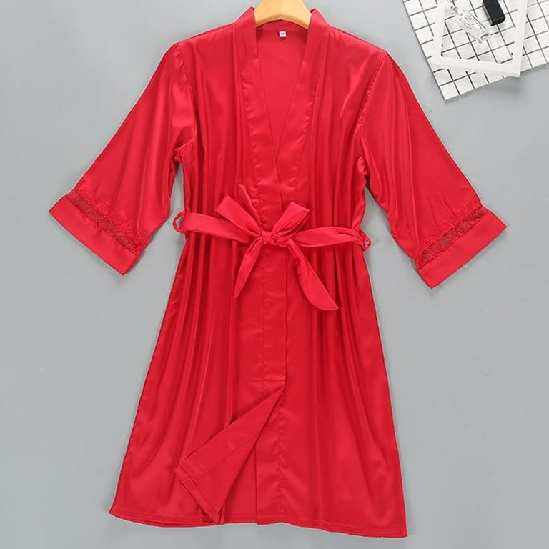Women's Spring Pajamas Set Thin Cardigan Long Sleeve Pants