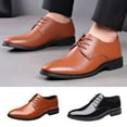 thumbnail image 5 of Oyedens Dress Oxfords for Men Classic Leather Lace up Business Work Wedding Dressy Oxford Shoes Mens, 5 of 6