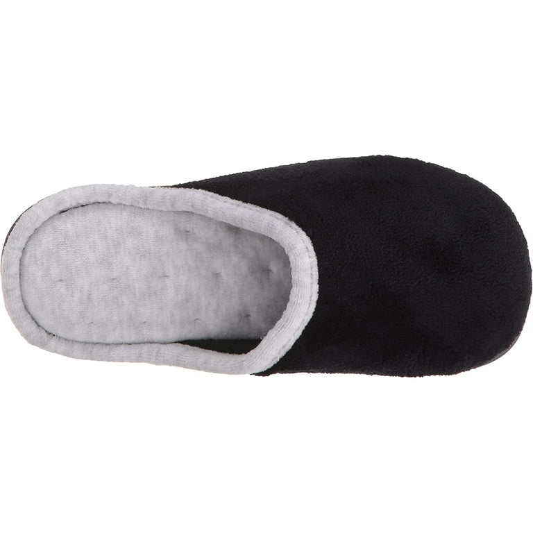 Women s Microterry Wide Width Clog Slippers Walmart