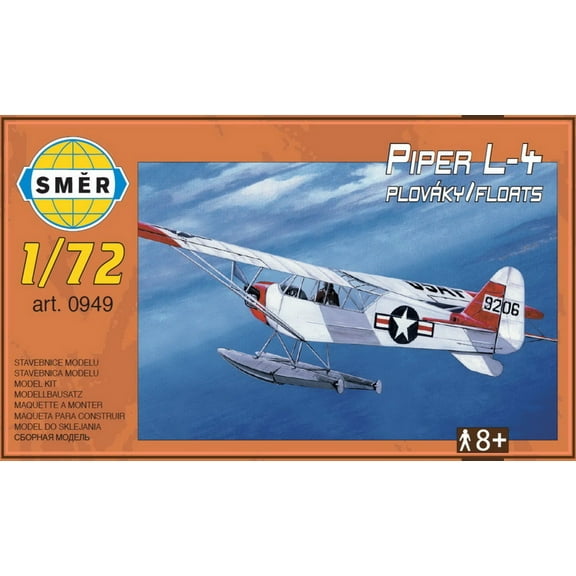 Piper L-4 Cub Floatplane in USAF (1/72 model kit)