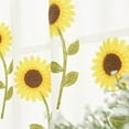 thumbnail image 4 of Cortinas semitransparentes Advancent de girasol para sala de estar JJ25851-02, 4 of 6