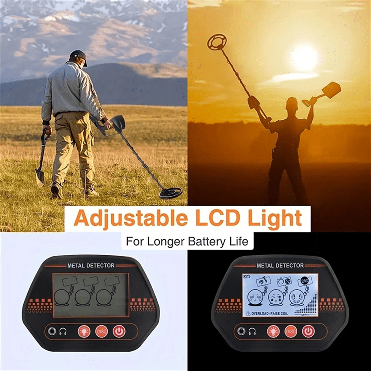 High Sensitivity Treasure Finder Handheld Underground Metal Detector