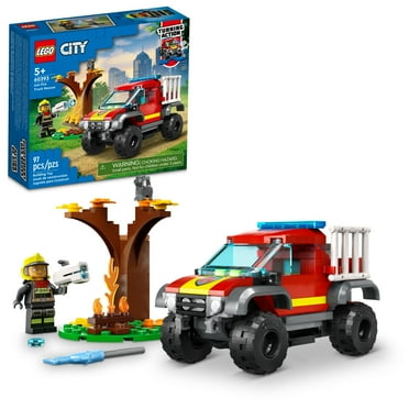 LEGO City 4x4 Fire Engine Rescue Truck Toy Set 60393
