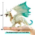 thumbnail image 2 of Figura de acción RECUR Bright Dragon White RPG, juguete para niños, 2 of 5