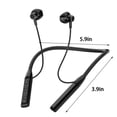 thumbnail image 3 of Wireless Earbuds Bluetooth 5.3 Headphones 90 Hrs Playtime Earbuds with Wireless Charging Case Power Display Over-Ear Earphones with Earhooks Waterproof Stereo Headset for Android Phone Workout-Black, 3 of 7
