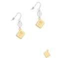 thumbnail image 2 of Delight Jewelry Goldtone Holy Bible Silvertone Leaf French Earrings, 2 of 5