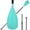 Turquoise, variant on Paddle - 3-Piece Adjustable Aluminium SUP Paddle with Glass Fiber Blade for Surfing, Floating, Water Sports