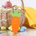 thumbnail image 3 of Easter Standing Table Decor Wooden Bunny Rabbit Tabletop Decoration Easter Decor Block Sign Table For Easter Home Party Supplies, 3 of 6