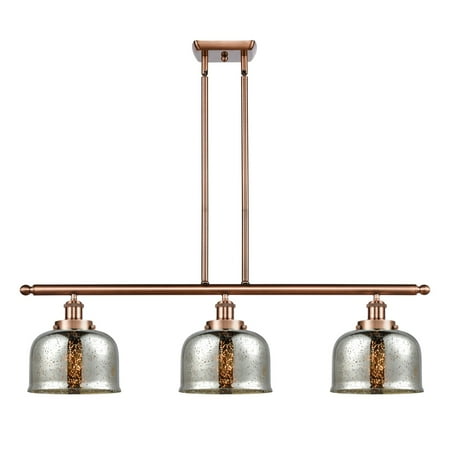 

Innovations Lighting 916-3I-11-36 Bell Linear Bell 3 Light 36 Wide Linear Pendant -