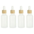 thumbnail image 1 of Shisuyan 4pcs Refillable Essential Oil Bottles Portable Dropper Bottles Glass Bottle, 1 of 9