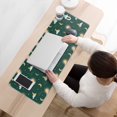 thumbnail image 3 of Long Mouse Pads for Desk,Green Sun Moon Cloud Pattern Desk Mats on Top Of Desks, Desk Mouse Pad Extra Large with 3mm Non-Slip Base and Stitched Edge for Gaming,Office,Work,Home 31.5"x11.8", 3 of 6