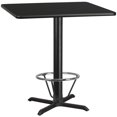 thumbnail image 1 of Flash Furniture 42" Square Laminate Top Pub Table in Black, 1 of 4