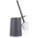 thumbnail image 1 of Inodoro negro mate Cepillo de baño negro Escobilla de baño con tapa y soportes para escobilla de baño Escobilla de baño de plástico con mango largo para baño Cepillo de limpieza de inodoro, 1 of 5