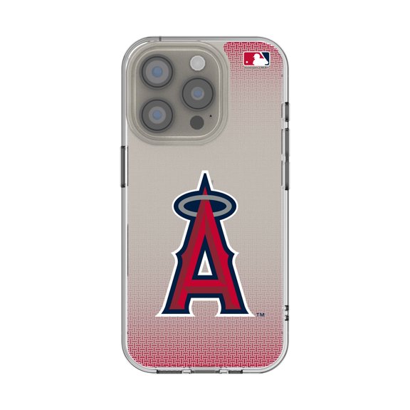 Los Angeles Angels Linen Logo iPhone Clear Case