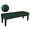 Dark green, variant on ATJIA Dining Bench Cover Velvet Thick Stretchable Seat Protector Rectangle Stool Slipcover for Living Room Bedroom Kitchen