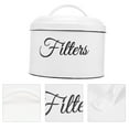 thumbnail image 3 of Miangastore Pot de Rangement Blanc 1Pcs 6.09x6.29x6.29 Po, 3 of 9